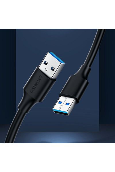 Ugreen Kabel przewód USB - USB 2.0 1m czarny