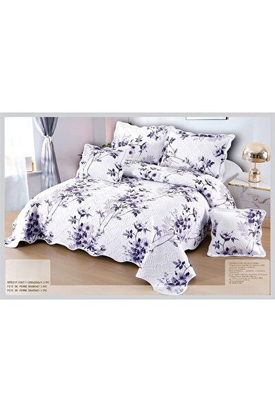 CHIRASO Fine Cotton Duvet Cover Set, Duvet Cover 230x250cm, 2 Pillowcases 60x80cm, 2 Pillowcases 55x55cm