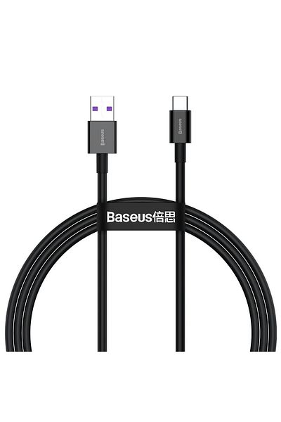 Baseus Kabel przewód Superior do Huawei USB - USB-C 11V / 6A SuperCharge 1m - czarny