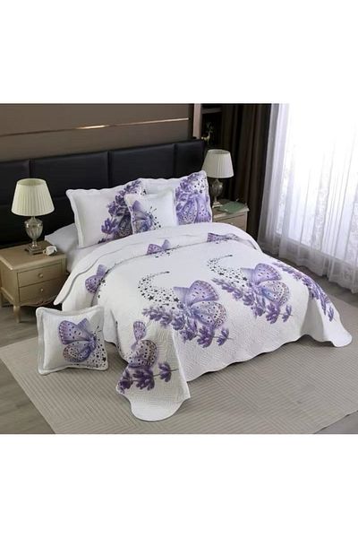 CHIRASO Fine Cotton Duvet Cover Set, Duvet Cover 230x250cm, 2 Pillowcases 60x80cm, 2 Pillowcases 55x55cm