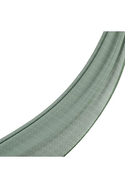ipekevi Four Seasons Mint Green Monogram Shawl