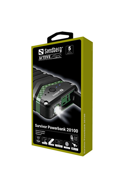 Sandberg Survivor Powerbank 20100