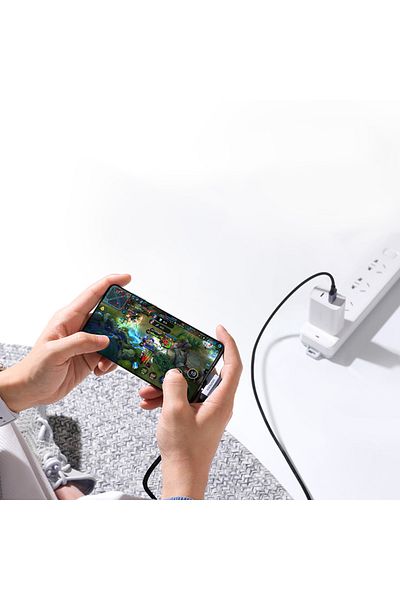 Ugreen Kabel przewód kątowy USB - USB-C 5Gb/s 3A 1m czarny