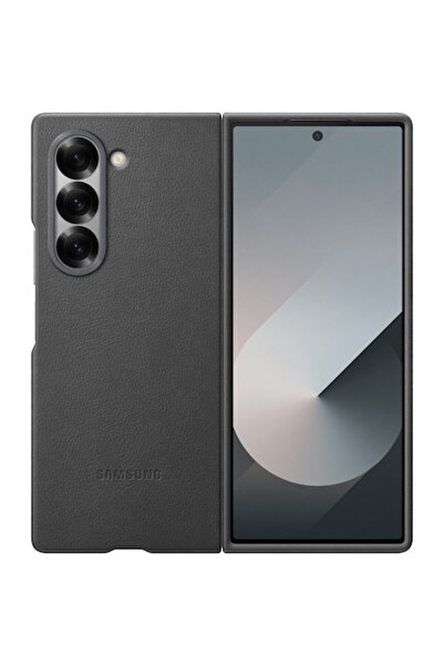 Samsung Husă Kindsuit (piele) pentru Galaxy Fold6, gri