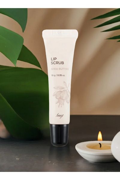 The Face Shop FMGT Lip Scrub || Shea Butter Formula for Hydration and Smoothing || 10g - The Face Shop