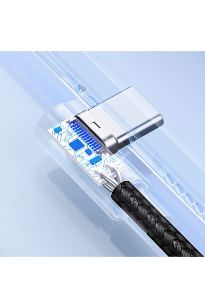 Ugreen Kabel przewód kątowy USB-C - USB 2.0 480Mb/s 3A 3m czarny