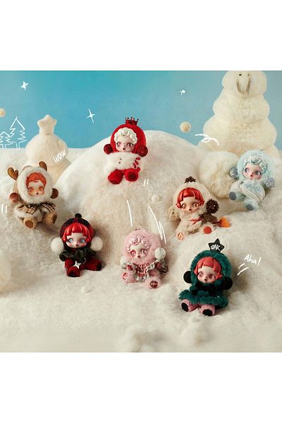 Teknojet Teknoloji İçin En İyi Adres Skullpanda Winter Symphony Series Plush Figures, Full Set, 6Li Action & Collection Figures