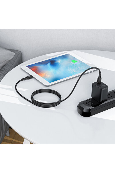 Acefast Kabel przewód MFI do iPhone USB-C - Lightning 30W 3A 1.8m czarny