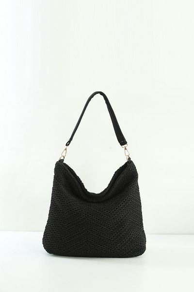 byFOX Fashion Shoulder Strap Rope Braided Lined Casual Women's Hand and Shoulder Bag Width:38Cmlength:32Cmbottom:10.5