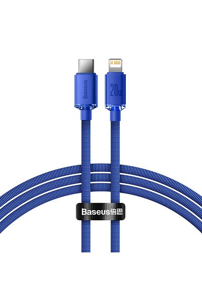 Baseus Cablu pentru încărcare rapidă și transfer de date USB-C iPhone Lightning 20W 1.2m albastru