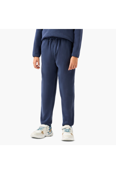 Juniors Applique Detail Hooded Sweatshirt with Half Zip and Long Sleeves