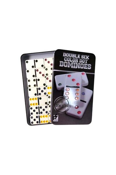 N2Y Double Six Domino Set - 28 Durable Pieces for Kids and Adults | Classic Family Game for Travel, Part