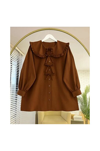 MODA TAY FİYONK DETAYLI GÖMLEK