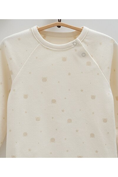 Caramell Set of 2 Baby Boy Organic Cotton Long Sleeve Baby Bodysuits