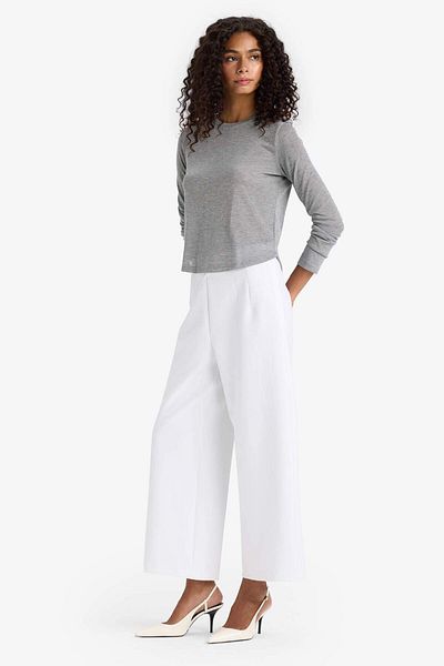 DeFacto Tricou cu mânecă lungă cu decolteu rotund F8182AX25AU