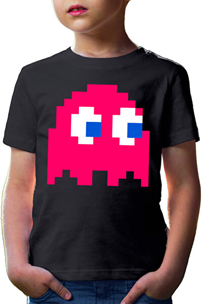 OEM Tricou copii Pac Man Atari Console Gameplay Enemy Games