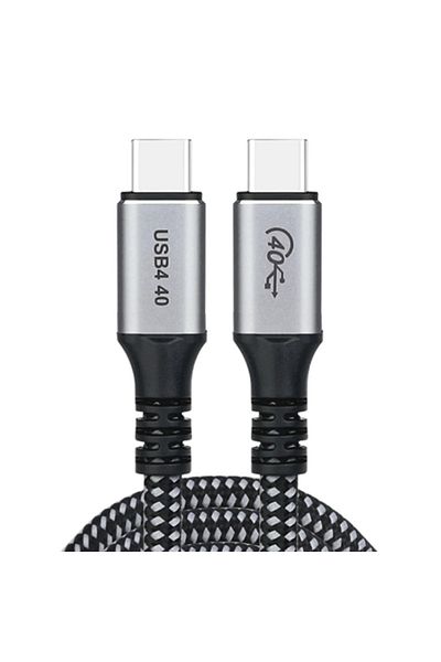 CHOETECH Kabel przewód USB-C 240W 8K 60Hz 1.2m czarny