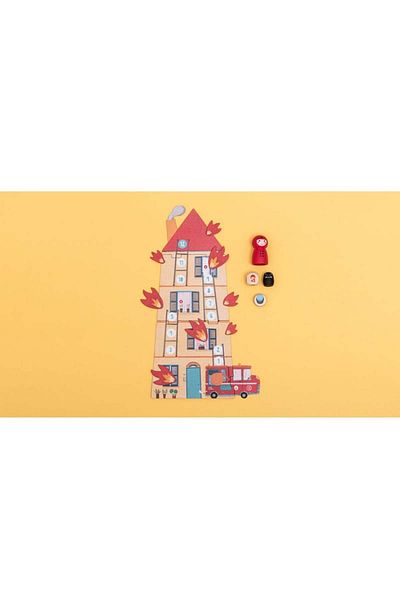 Londji Firefighters Save the Cat, cooperative game pocket version,
