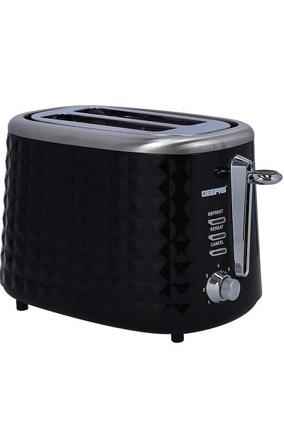 Geepas Geepas 4-in-1 2-slice toaster with crumb tray and 7 settings. GBT36536