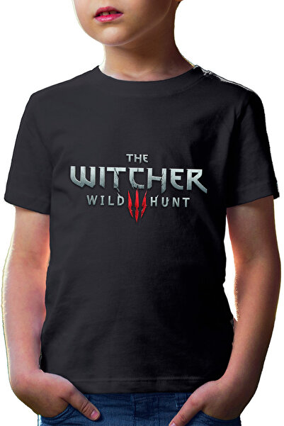 OEM Tricou copii Witcher Wild Hunt Logo Paranormal Monsters