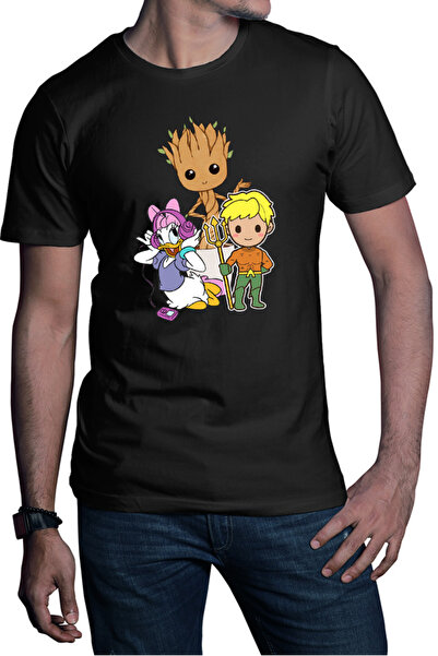 OEM Tricou barbati Aquaman Baby Groot Daisy Duck Cartoon