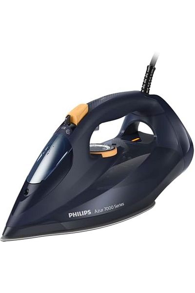 Philips 7000 Series Steam Iron – 3000W, 55g/min Steam, 250g Steam Boost, SteamGlide Elite Soleplat