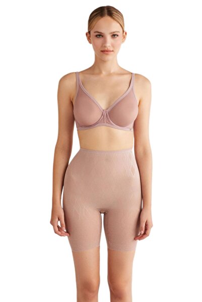 Kom Bella Dusty Rose Lace High Waist Corset