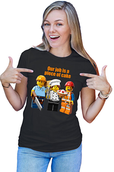 OEM Tricou Femei Jobs Piece of Cake Easy Delicious Food