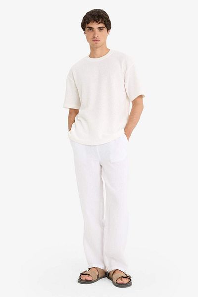 DeFacto Boxy Fit Crew Neck Short Sleeve T-Shirt E4838Ax25Au