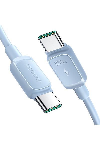 Joyroom Cablu USB-C - USB-C 100W 1.2m albastru
