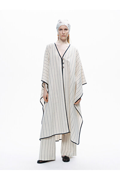 Nocturne Çizgili Kaftan