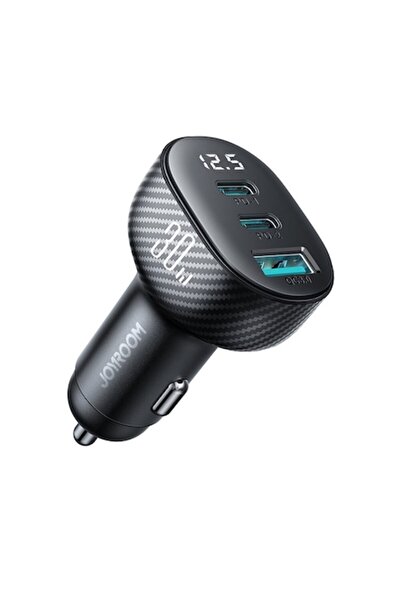 Joyroom Încărcător auto USB, 2x Tip-C, încărcare rapidă, 3A, 30W - JR-CCD04 -...