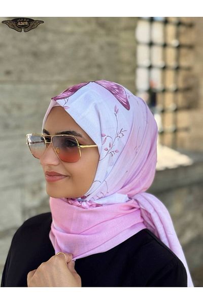 ALDAİR The Pashmina Viscose Fabric Is a Digital Pattern of 110 Grams