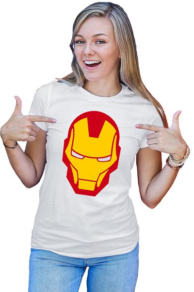 OEM Tricou Femei Ironman Logograph Symbol Marvel Comics Stan