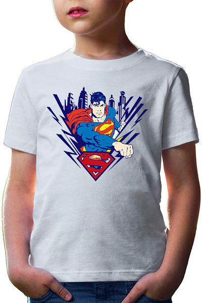 OEM Tricou copii Superman Superhero Fly Cape