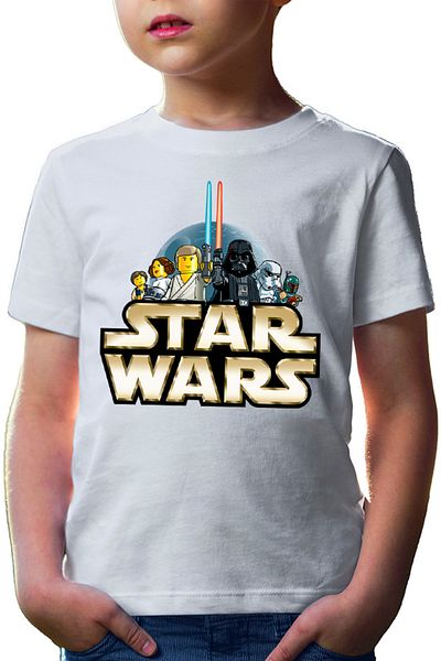 OEM Tricou copii Star Wars Princes Darth Vader Planets Laser