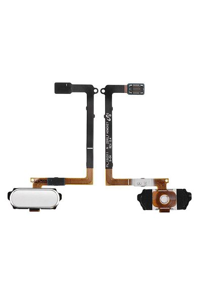 Inna marka Przycisk Domowy z Kablem Flex Biały do Samsung Galaxy S6, MSPP70793