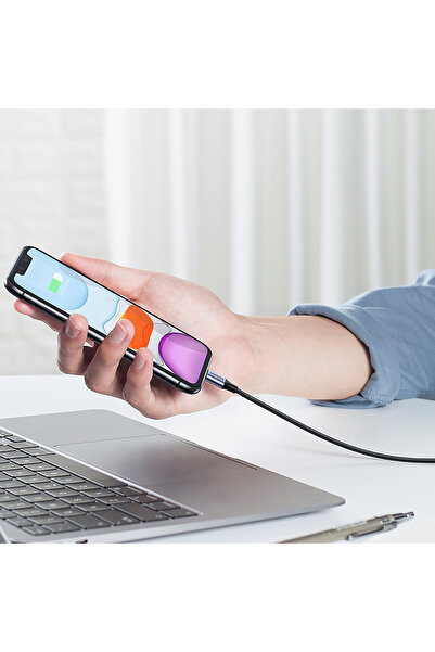 Ugreen Kabel przewód w oplocie USB-A - iPhone Lightning MFi 1.5m - czarny