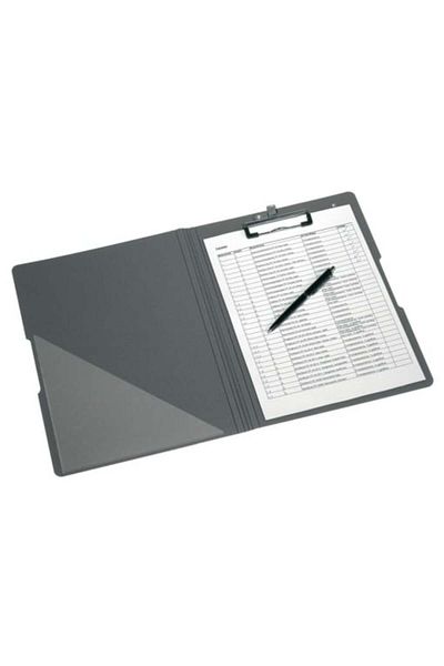 Herlitz Double Clipboard, Format A4, Material PP, Color Black/Grey