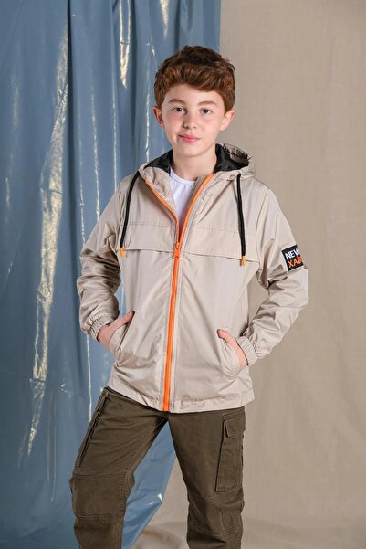 Zaziko Kids Newlife Xiarloti Boy's Hooded Waterproof Seasonal Coat