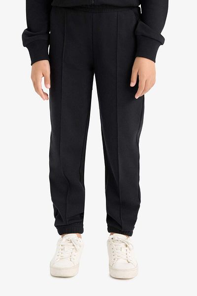 DeFacto Girl's Basic Plain Jogger Sweatpants with Elastic Waist X9036A625Au