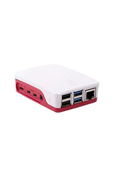 Inna marka Carcasă Raspberry Pi 4, roșie și albă, CARCASĂ RPI4 ROȘIE/ALBĂ