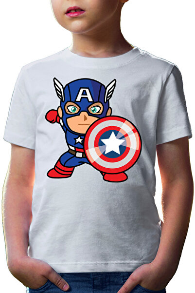OEM Tricou copii Captain America Chibi Steve Rogers Top Secret Recruitment