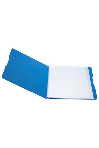 Herlitz Presentation Folder, Format A4, 20 Sleeves, Material PP, Color Opaque Blue
