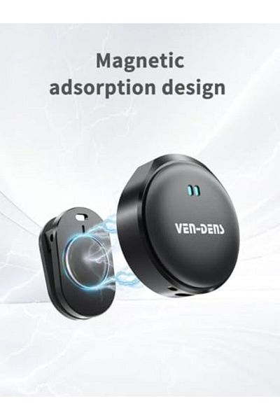 VEN-DENS VD-MIC024 Dual Wireless Microphone, Magnetic Mount, Instant Playback