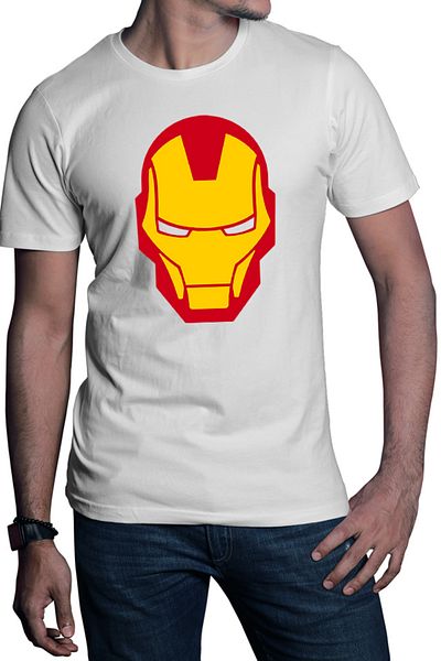 OEM Men's T-shirt Ironman Logograph Symbol Marvel Comics Stan