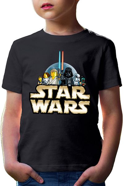 OEM Tricou copii Star Wars Princes Darth Vader Planets Laser