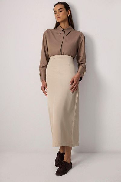 Touché Privé PENCIL SKIRT WITH SPLIT DETAILED