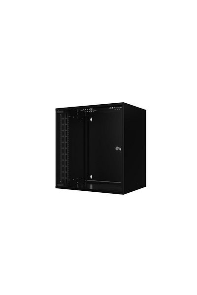 Inna marka Lanview Szafka rackowa 19" 12U naścienna 565x400x572mm SOHO - Czarna, Niezmontowana, RUM12U40MNBL