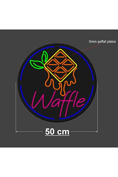 DURAK REKLAM Waffle Neon Led Tabela
